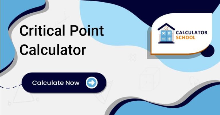 Critical-Point-Calculator